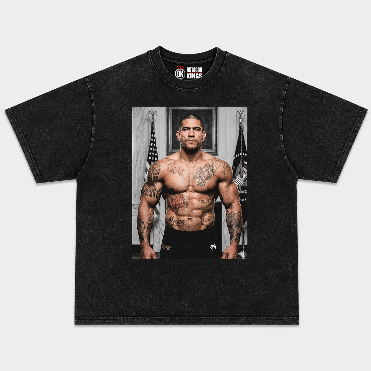 ALEX PEREIRA - WHITE HOUSE TEE 🇧🇷🇺🇸