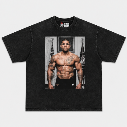 ALEX PEREIRA - WHITE HOUSE TEE 🇧🇷🇺🇸